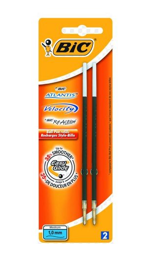 Wkład do długopisów czarny bls 2szt BIC