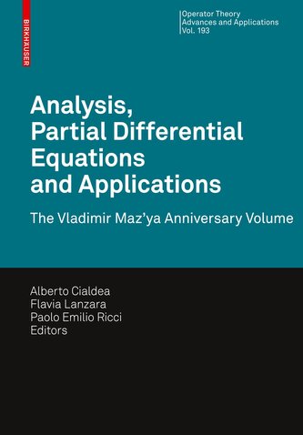 Analysis, Partial Differential Equations and Applications