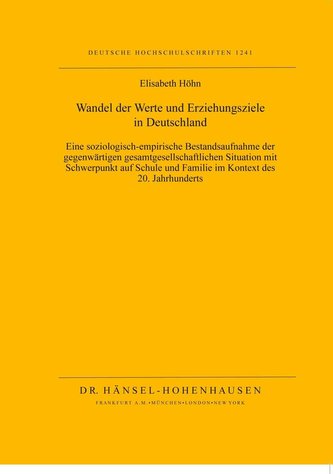 Wandel der Werte und Erziehungsziele in Deutschland