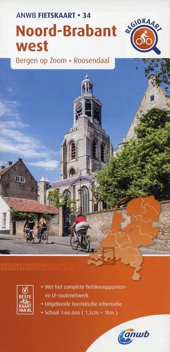 Noord-Brabant west (Bergen op Zoom / Roosendaal) 1 : 66 000