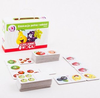 Klocki domino - Owocki