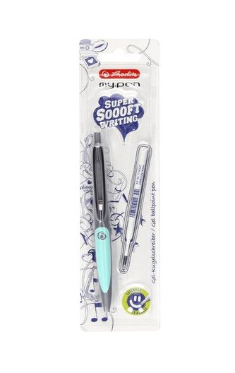 Długopis zmazywalny My.pen popielato-miętowy