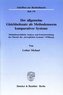Der allgemeine Gleichheitssatz als Methodennorm komparativer Systeme