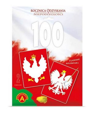 Piaskowe malowanki - Godło Polski ALEX