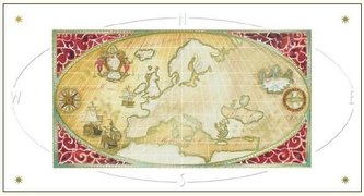 Karnet 12x23 G06 42A 320 + koperta Mapa Europy