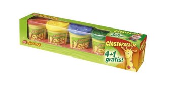 Ciasto - kubki 4+1 gratis masa plastyczna EASY