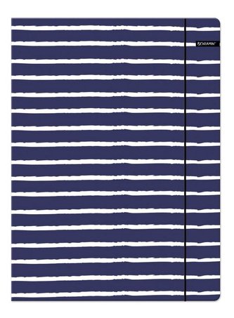 Teczka z gumką A4 Basic paski