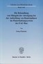 Die Behandlung von Mängeln der Abwägung bei der Aufstellung von Bauleitplänen im Planerhaltungssystem des EAG Bau