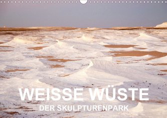 WEISSE WÜSTE Der Skulpturenpark (Wandkalender 2021 DIN A3 quer)