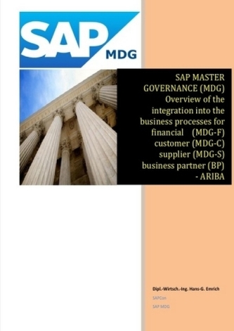 SAP Master Data Governance - Overview of the integration into the business processes for - financial (MDG-F) - customer (MDG-C)