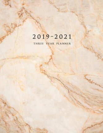 2019-2021 Three Year Planner: Weekly Planner 8.5 x 11 with To-Do List (Marble Cover Volume 4)