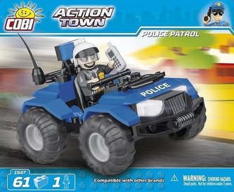 Action Town Policyjny Quad Patrolowy
