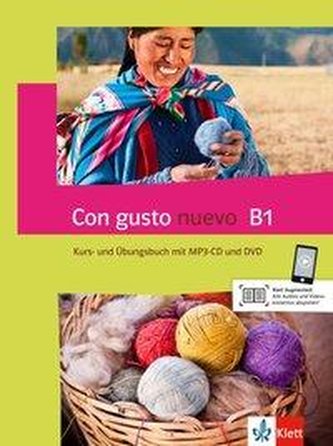 Con gusto nuevo B1. Kurs- und Übungsbuch + MP3-CD + DVD