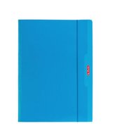 Teczka A4 z gumką Color Blocking niebieska