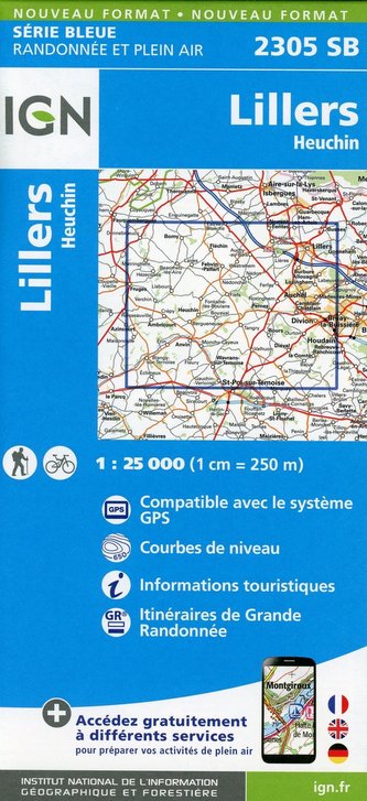 Lillers.Heuchin 1:25 000