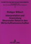 Interpretation und Anwendung Neuronaler Netze in den Wirtschaftswissenschaften