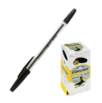 Długopis Corvina 0,7 czarny (50szt)