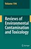Reviews of Environmental Contamination and Toxicology