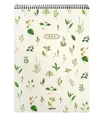 Kołoszkicownik A3/40K zioła pomarańczowe kwiatki