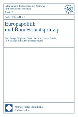 Europapolitik und Bundesstaatsprinzip