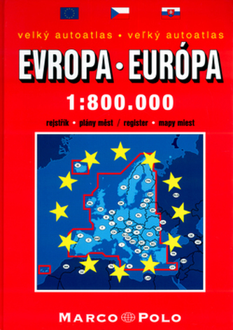 Velký autoatlas Evropa-Európa 1:800 000