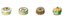 Magnesy dekoracyjne MGN 005 4szt ROSSI