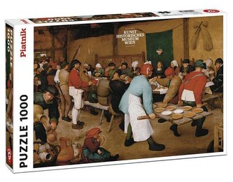 Puzzle 1000 - Brueghel, Chłopskie wesele PIATNIK