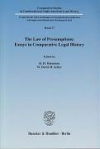 The Law of Presumptions: Essays in Comparative Legal History