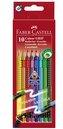 Kredki Grip z gumką 10 kolorów FABER CASTELL