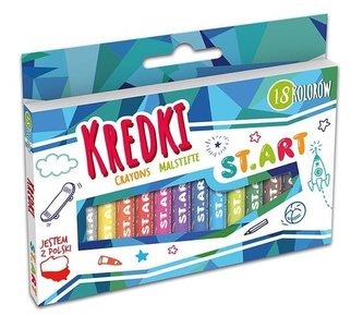 Kredki 18 kolorów St.Art