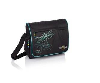 Torba na ramię AN-19 Animals 2 Shiny&Teal ASTRA