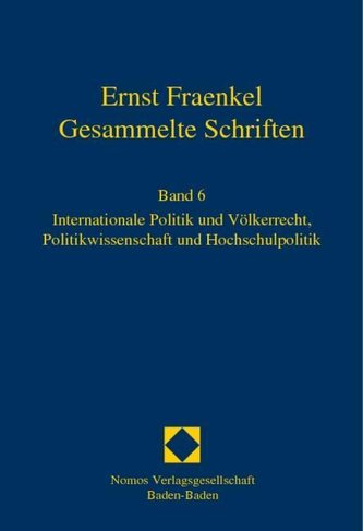 Ernst Fraenkel - Gesammelte Schriften 6
