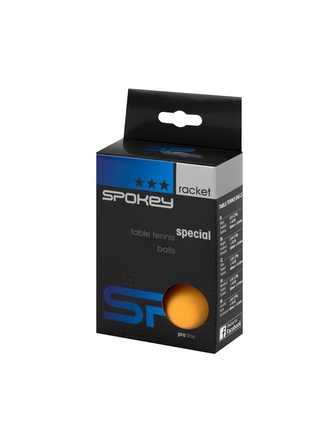 Spokey - SPECIAL-Pingpongové míčky 3* oranžové , 6 ks