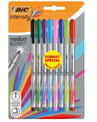 Cienkopisy Intensity medium mix ast 6+2szt bls