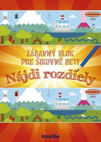 Zábavný blok pre šikovné deti - Nájdi rozdiely