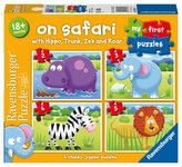 Moje první puzzle Na safari 2/3/4/5 dílků