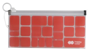 Teczka B6 PP z suwakiem Trend Coral HAPPY COLOR
