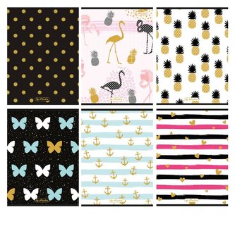 Zeszyt A5/60K linia Gleam (10szt)