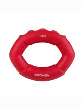 Spokey - HAND POWER posilovací kroužek červený měkký