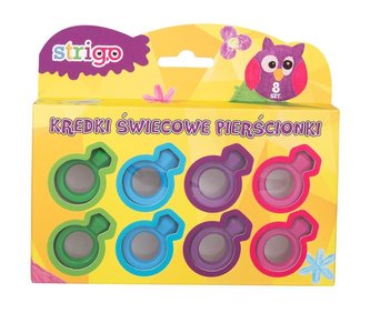 Kredki dla dzieci Pierścionki 4 kolory STRIGO