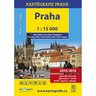 Praha - 1:15 000 atlas města