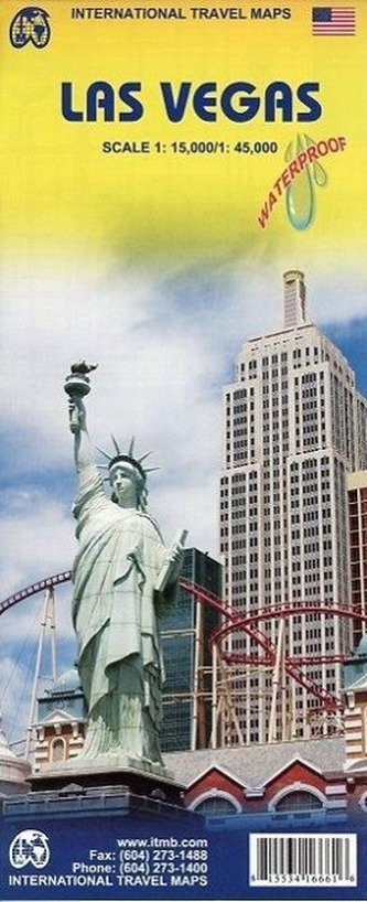 Las Vegas City Map 1 : 15 000 / 1 : 45 000