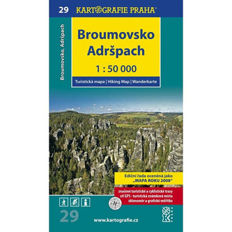 1: 50T (29)-Broumovsko, Adršpach (turistická mapa)