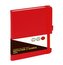 Notatnik A5/80K kratka z gumką czerwony GRAND