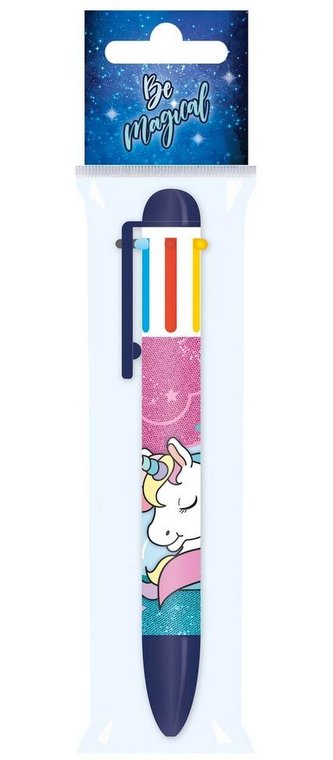 Długopis 6 kolorów Jednorożec 12 DERFORM
