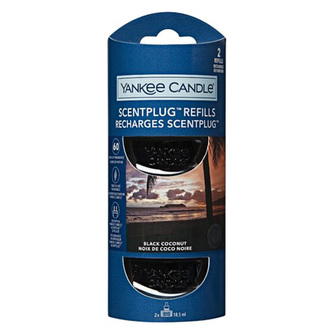 Yankee Candle Náhradní náplň do elektrického difuzéru Black Coconut 2 x 18,5 ml unisex