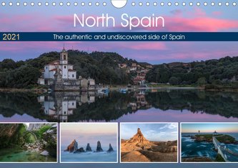 North Spain, the authentic and undiscovered side of Spain (Wall Calendar 2021 DIN A4 Landscape)