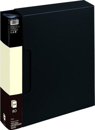 Teczka ofertowa 80 koszulek czarna GRAND