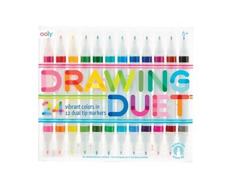 Flamastry dwustronne Drawing Duet