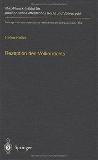 Rezeption des Völkerrechts